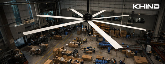 How Industrial HVLS Fans in the UAE Work and Why They Boost Workplace Productivity