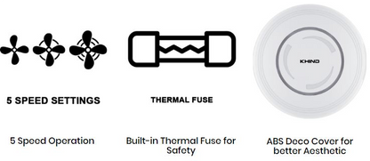KHIND Ceiling Fan CF560E