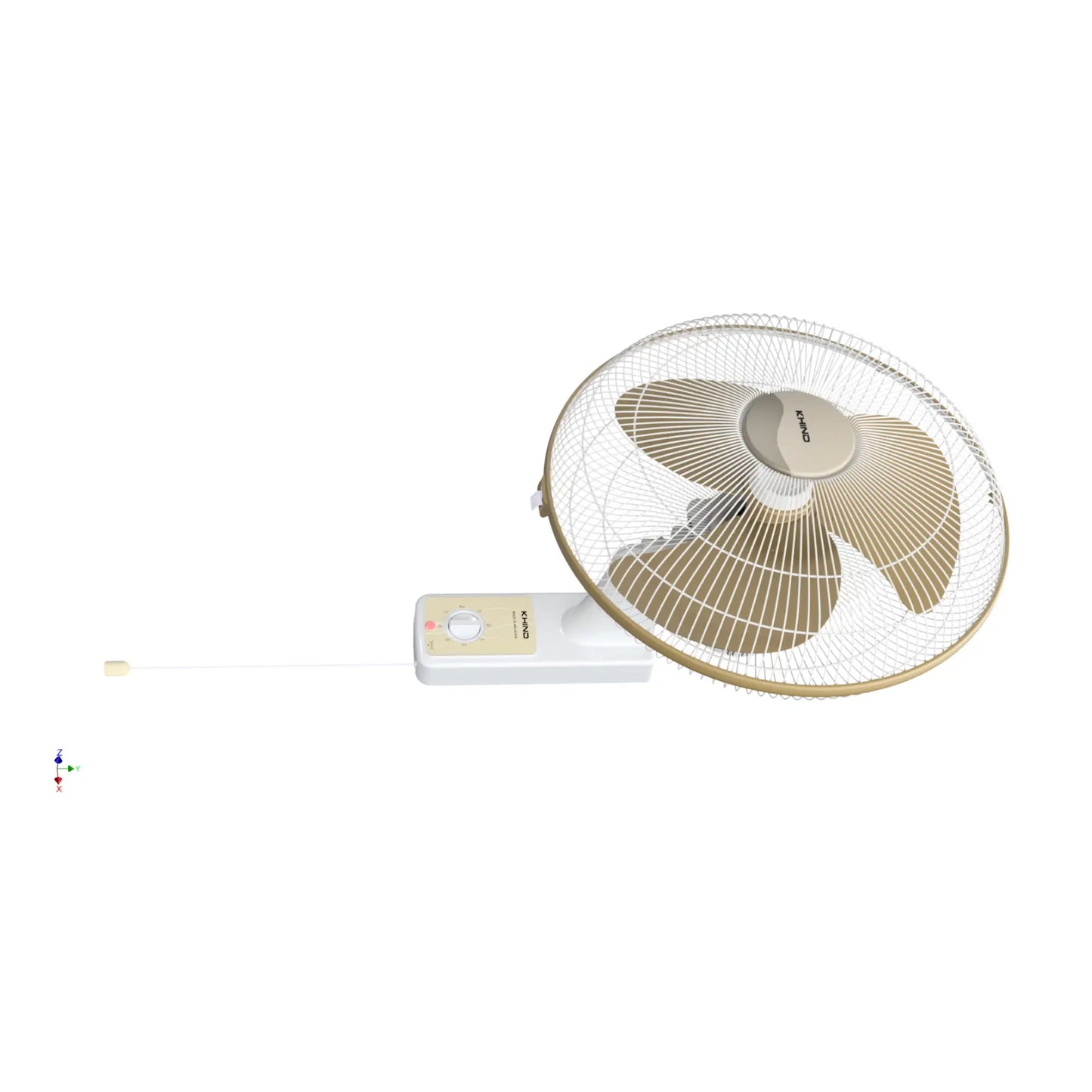 KHIND Wall Fan WF1601M - 16 Inch Metal Blades